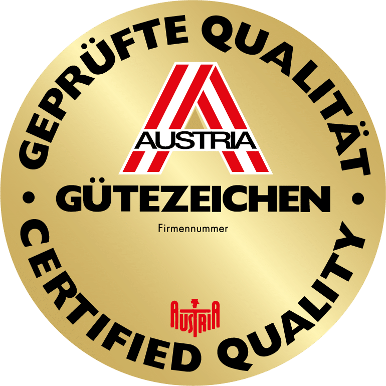 Geprüfte Qualität - Austria Gütezeichen